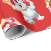 Jongleren Polar Beer.Glossy cadeau Cadeaupapier (Rol Hoek)