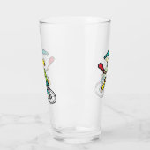 Jonglerend op een eenwieler glas (Links)