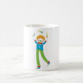 Jonglerende clown koffiemok (Center)