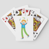 Jonglerende Clown Pokerkaarten (Achterkant)