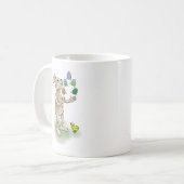 Jonglerende Paashaas Koffiemok (Voorkant links)