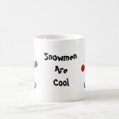 Jonglerende Sneeuwmannen Zijn Cool Koffiemok (Center)