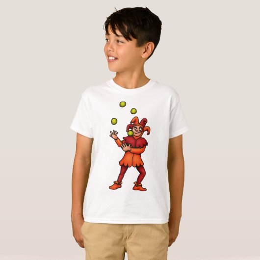 Jongleur T-shirt (Voorkant volledig)