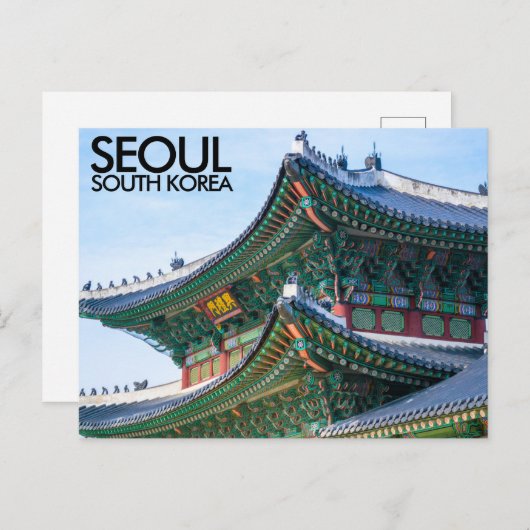 Jongno-gu, Seoul, Briefkaart Zuid-Korea (Voorkant / Achterkant)