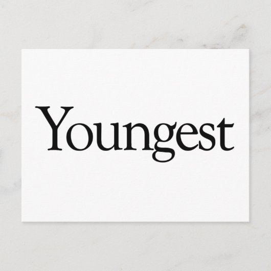 jongste briefkaart (Voorkant)