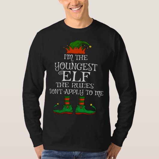 jongste Elf Familie komt overeen met grappige kers T-shirt (Voorkant)