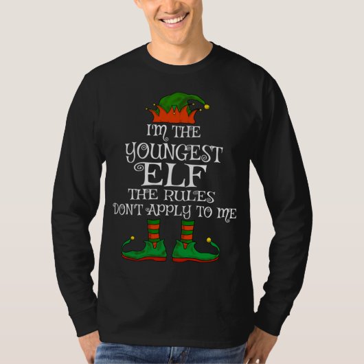 jongste Elf Familie komt overeen met grappige kers T-shirt (Voorkant)