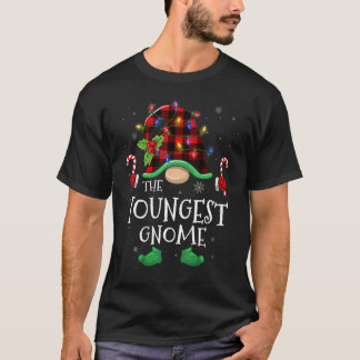 Jongste Gnome Buffalo geruite bijpassende gezins C T-shirt