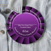 Jongste Grootouders Familie Reunion Awards Ronde Button 6,0 Cm (In situ)