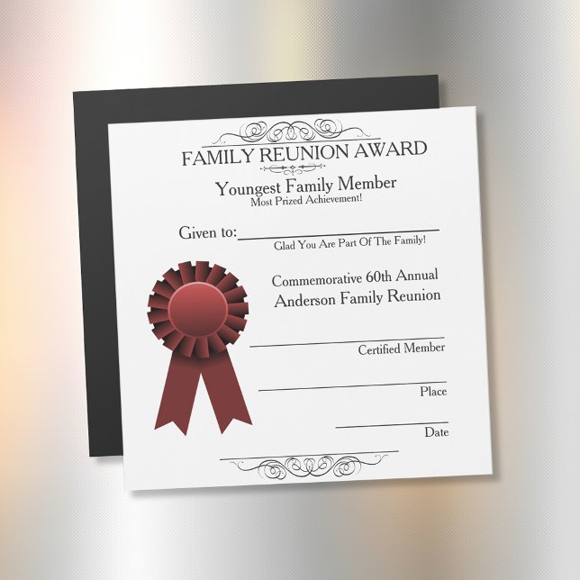 Jongste lid Elegant Family Reunion Awards (Creator heeft geüpload)