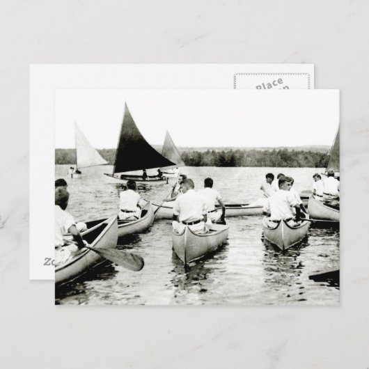 Jongste Mannen zomer 1925 Briefkaart (Voorkant / Achterkant)