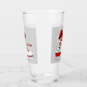Jongste Schaatsen voor kerstmis Pint Soda Glasware Glas (Links)