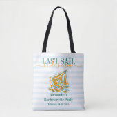Jongste zeiltocht voor de sluier vrijgezellenfeest tote bag (Voorkant)