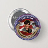 Joni Ernst Ronde Button 5,7 Cm (Voorkant /achterkant)