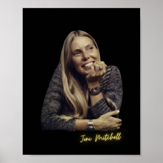 Joni Mitchell Ik hou van je Poster (Voorkant)
