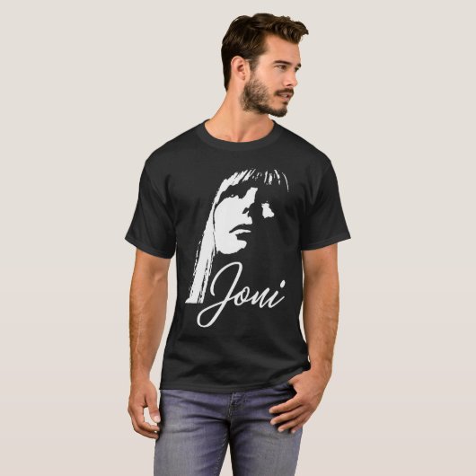 Joni Mitchell T-Shirt Joni Classic T-Shirt (Voorkant volledig)