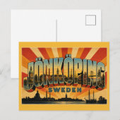 Jönköping Zweden Meer Vättern Briefkaart (Voorkant / Achterkant)