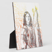 Jonkvrouw van Orléans Fotoplaat (Zijkant)