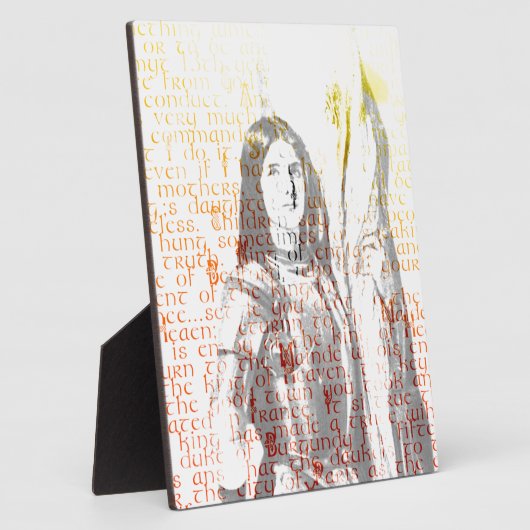 Jonkvrouw van Orléans Fotoplaat (Zijkant)