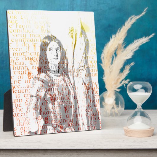 Jonkvrouw van Orléans Fotoplaat (Zijkant)