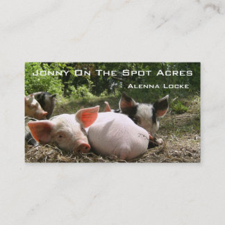Jonny on the Spot Acres Visitekaartje