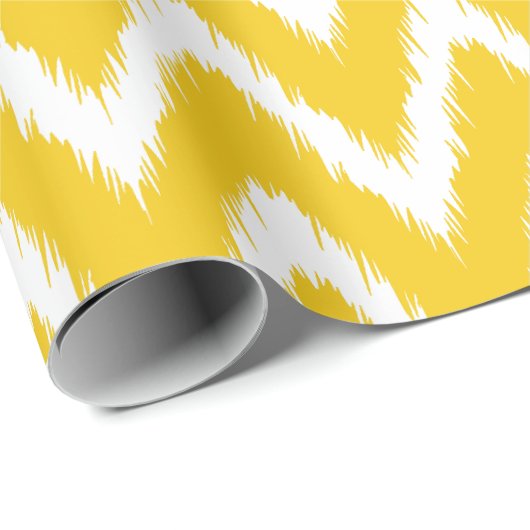 Jonquil Asian Moods Ikat Chevrons Cadeaupapier (Rol Hoek)