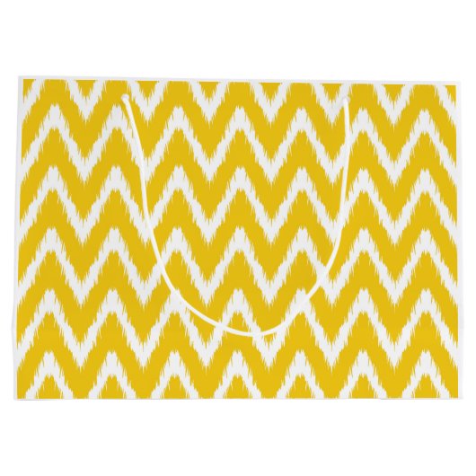 Jonquil Asian Moods Ikat Chevrons Large Cadeautasje (Achterkant)