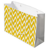 Jonquil Asian Moods Ikat Chevrons Large Cadeautasje (Achterkant Gekanteld)