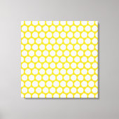 Jonquil Asian Moods Ikat Stippen Canvas Afdruk (Voorkant)