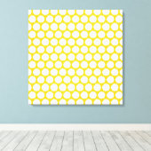 Jonquil Asian Moods Ikat Stippen Canvas Afdruk (Insitu (Houten vloer))