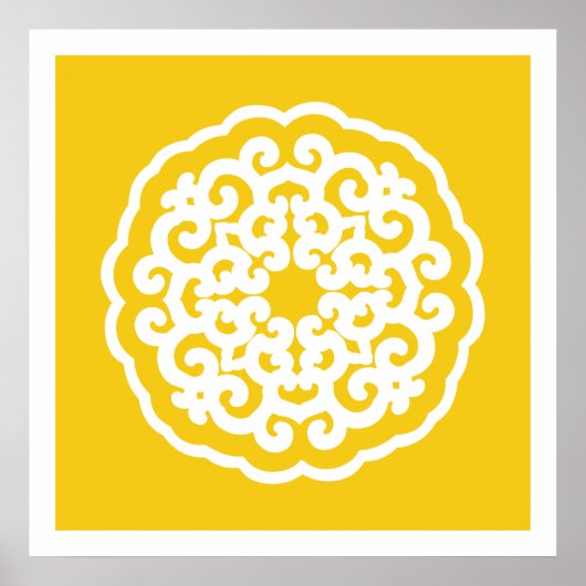 Jonquil Asian Moods Mandalla Poster (Voorkant)