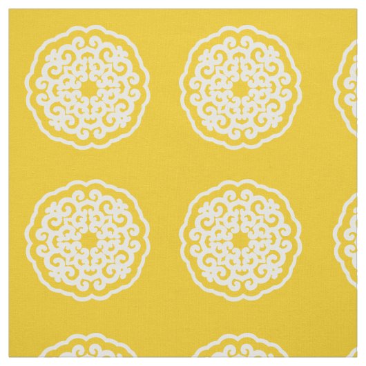 Jonquil Asian Moods Mandalla ~ small patroon Stof (Swatch)