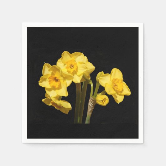 Jonquil Bloemen Papieren servetten (Voorkant)