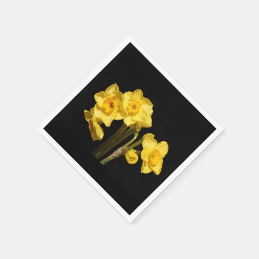 Jonquil Bloemen Papieren servetten (Hoek)