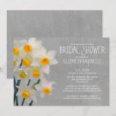 Jonquil Bridal Shower-uitnodigingen Kaart (Voorkant / Achterkant)