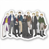 Jonquil Brothers Custom-Cut Vinyl Sticker (Voorkant)