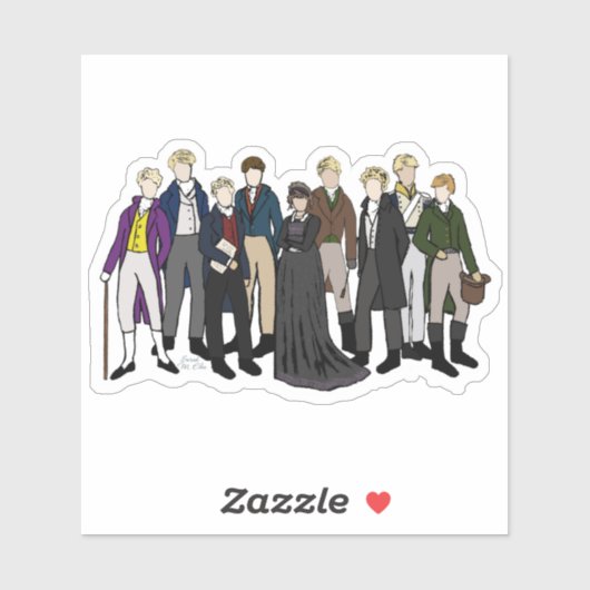 Jonquil Brothers Custom-Cut Vinyl Sticker (Vel)