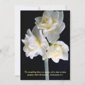 Jonquil Flower - Ecclesiastes 3:1 (Voorkant)