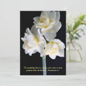 Jonquil Flower - Ecclesiastes 3:1 (Staand voorkant)