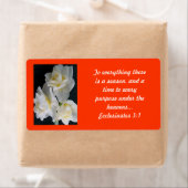 Jonquil Flower - Ecclesiastes 3:1 Etiket (Insitu)