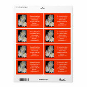 Jonquil Flower - Ecclesiastes 3:1 Etiket (Full Sheet)