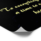 Jonquil Flower - Ecclesiastes 3:1 Poster (Hoek)