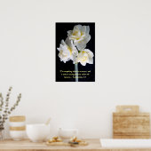 Jonquil Flower - Ecclesiastes 3:1 Poster (Keuken)
