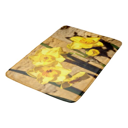 Jonquil Flowers Bath Mat (Gekanteld)