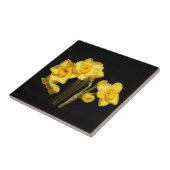 Jonquil Flowers Ceramic Tile Tegeltje (Zijkant)