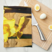 Jonquil Flowers Tea Towel Theedoek (Quarter Fold)