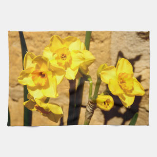 Jonquil Flowers Tea Towel Theedoek
