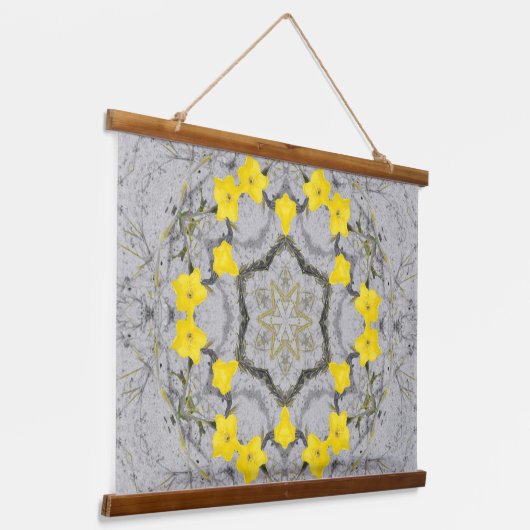 Jonquil Harmony Wheel Hangend Wandkleed (Gebogen)