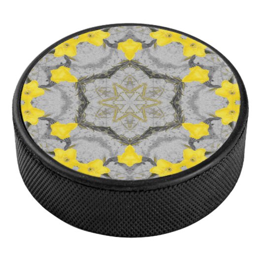 Jonquil Harmony Wheel  Hockey Puck (3/4)