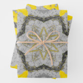 Jonquil Harmony Wheel Inpakpapier Vel (In situ)